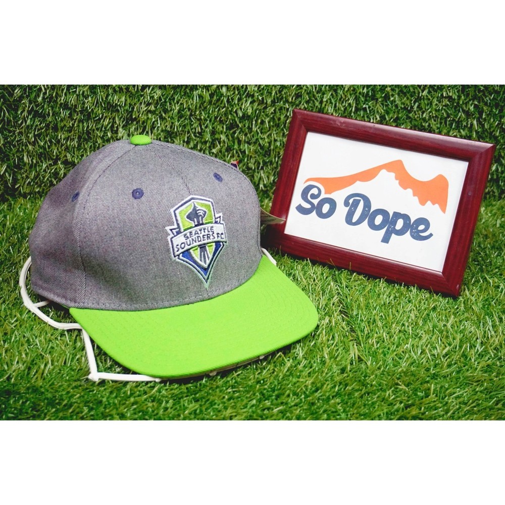 NWT - Seattle Sounders Adidas Snack Back Hat - Men's OSFA‎